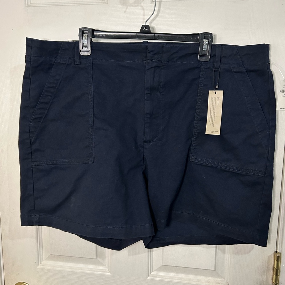 Banana Republic Dark Blue Chino Shorts